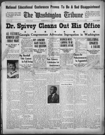 Washington Tribune, Mar 10, 1923