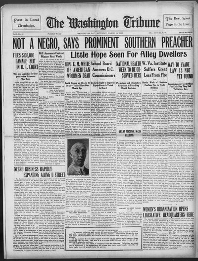 Washington Tribune, Mar 24, 1923