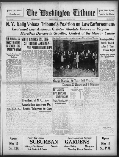Washington Tribune, Apr 28, 1923