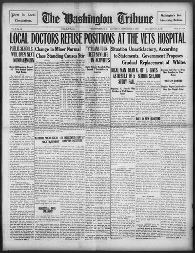 Washington Tribune, Sep 15, 1923