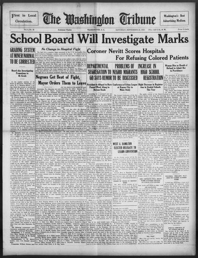 Washington Tribune, Sep 22, 1923