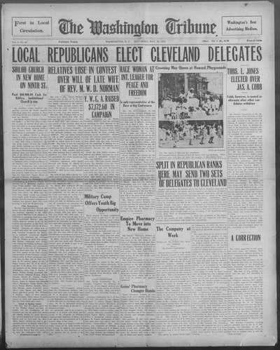 Washington Tribune, May 10, 1924