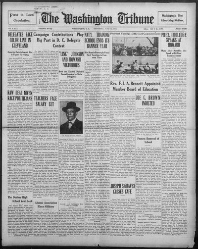 Washington Tribune, Jun 14, 1924