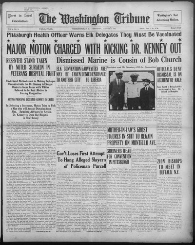 Washington Tribune, Aug 9, 1924