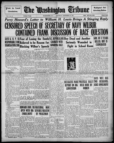 Washington Tribune, Sep 27, 1924