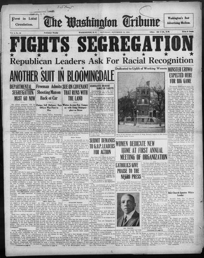 Washington Tribune, Nov 15, 1924