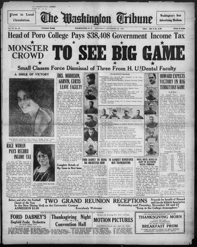 Washington Tribune, Nov 22, 1924