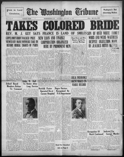 Washington Tribune, Jan 31, 1925
