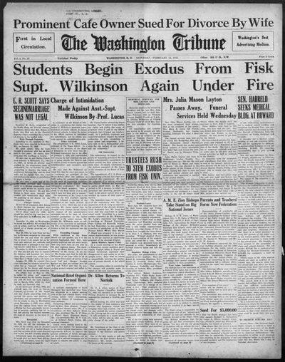 Washington Tribune, Feb 14, 1925