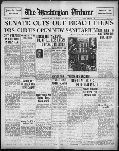 Washington Tribune, Feb 21, 1925