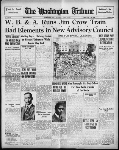 Washington Tribune, Apr 11, 1925