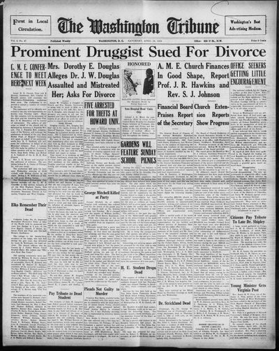 Washington Tribune, Apr 18, 1925