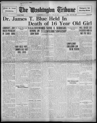 Washington Tribune, Apr 25, 1925