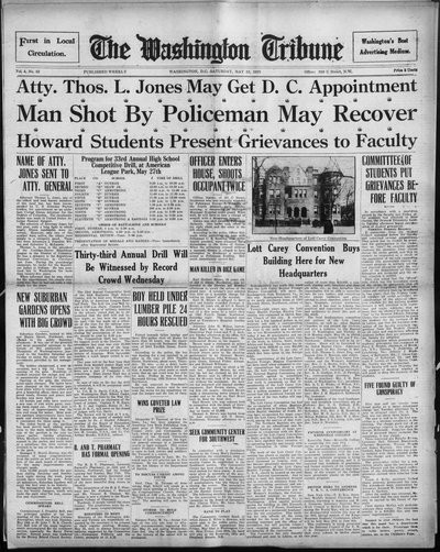 Washington Tribune, May 23, 1925
