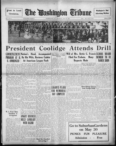 Washington Tribune, May 30, 1925