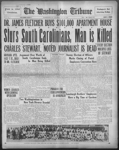 Washington Tribune, Jul 18, 1925