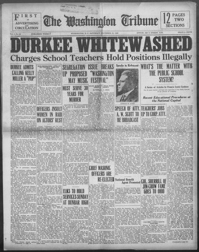 Washington Tribune, Dec 12, 1925