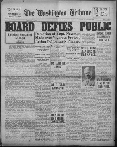 Washington Tribune, Jan 22, 1926