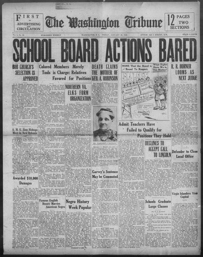 Washington Tribune, Jan 29, 1926