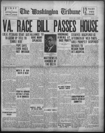 Washington Tribune, Mar 12, 1926