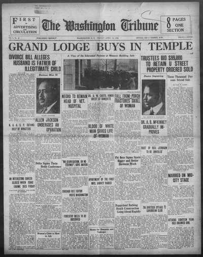 Washington Tribune, Apr 16, 1926