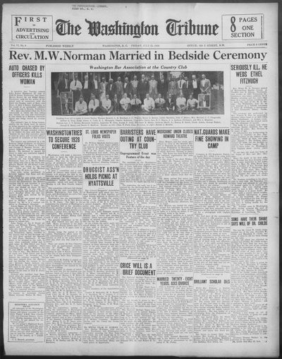 Washington Tribune, Jul 23, 1926