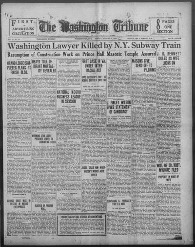 Washington Tribune, Aug 20, 1926