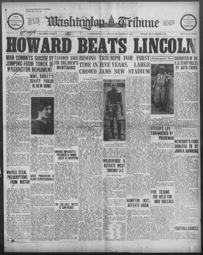 Washington Tribune, Nov 26, 1926