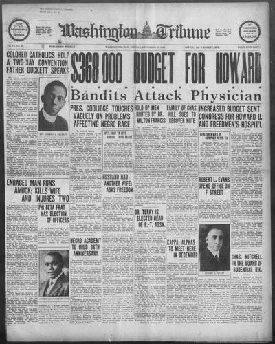 Washington Tribune, Dec 10, 1926
