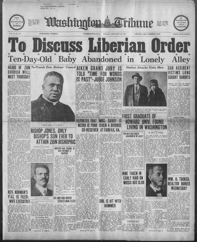 Washington Tribune, Jan 28, 1927