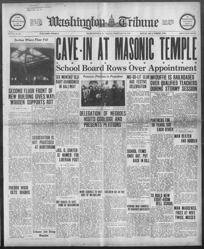 Washington Tribune, Feb 18, 1927