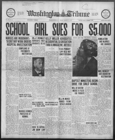 Washington Tribune, Mar 11, 1927