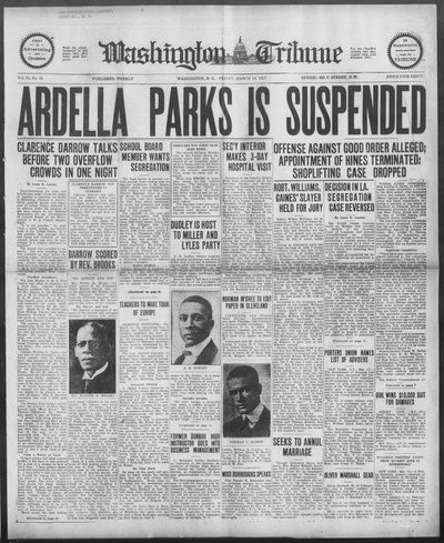 Washington Tribune, Mar 18, 1927