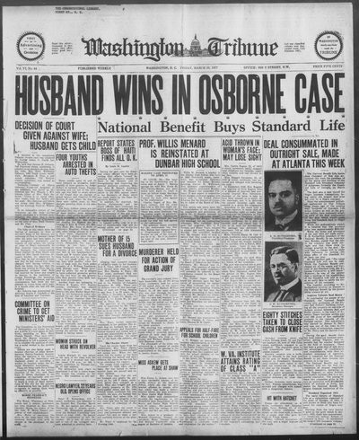 Washington Tribune, Mar 25, 1927