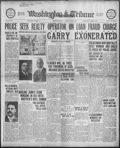 Washington Tribune, Apr 8, 1927