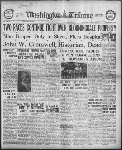 Washington Tribune, Apr 15, 1927