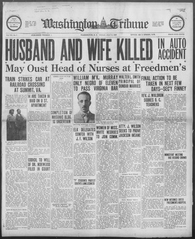Washington Tribune, Jul 8, 1927