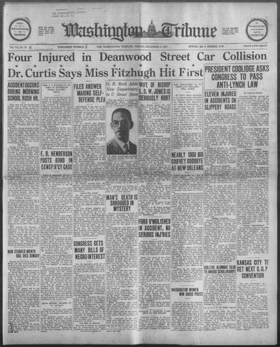 Washington Tribune, Dec 9, 1927