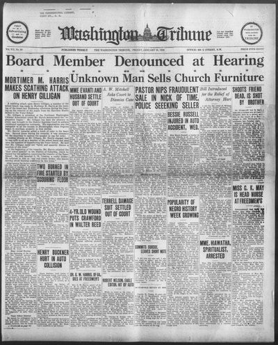 Washington Tribune, Jan 20, 1928