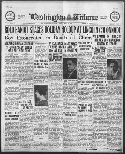 Washington Tribune, Apr 13, 1928