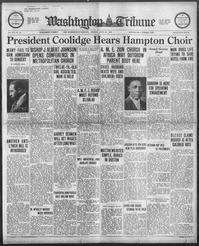 Washington Tribune, Apr 20, 1928