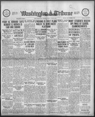 Washington Tribune, Jun 22, 1928