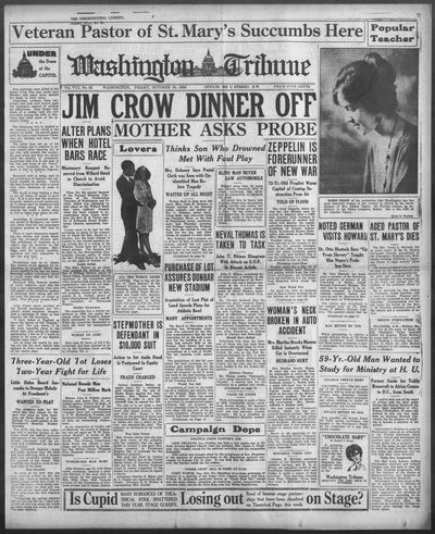 Washington Tribune, Oct 19, 1928