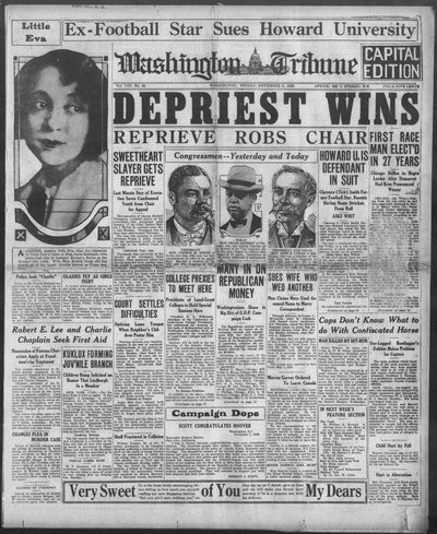 Washington Tribune, Nov 9, 1928