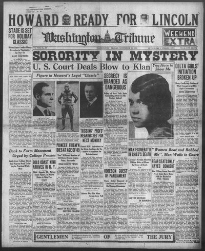Washington Tribune, Nov 23, 1928
