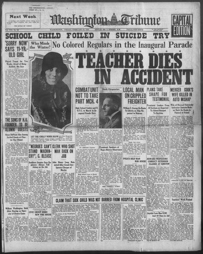 Washington Tribune, Feb 22, 1929
