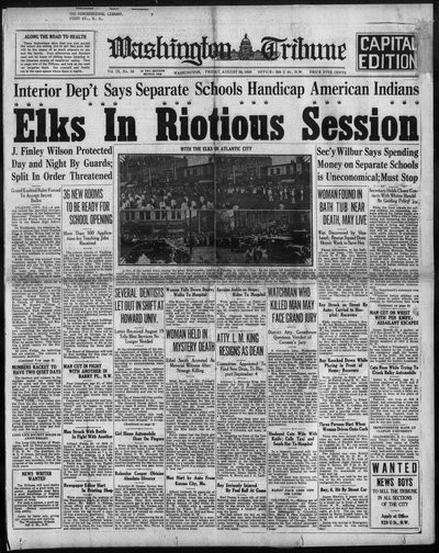 Washington Tribune, Aug 30, 1929