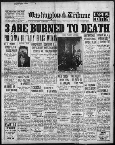 Washington Tribune, Oct 11, 1929