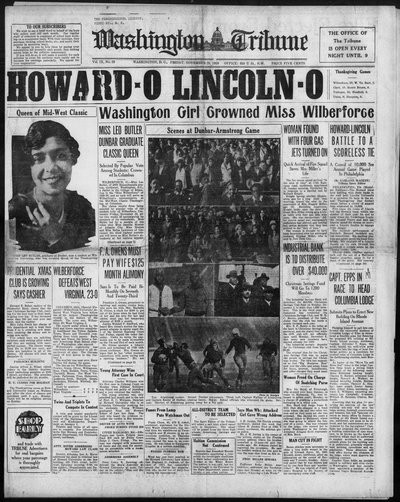 Washington Tribune, Nov 29, 1929