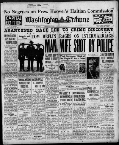 Washington Tribune, Feb 14, 1930